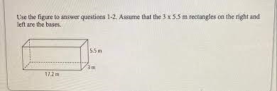 1.What is the surface area of the prism? (1 point) 283.8 m² 292.4 m2 325.4 m² 407 m-example-1