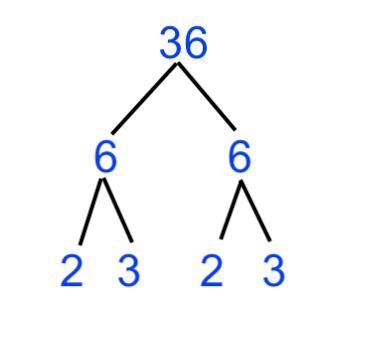 Use a factor tree to find the prime number factors. Answer in the following format-example-2