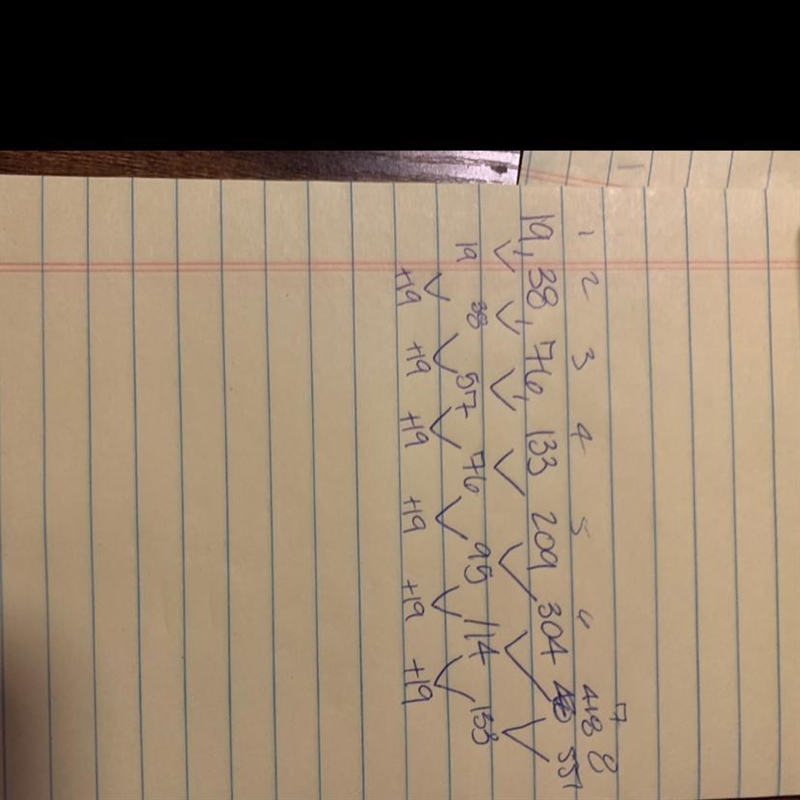 19, 38, 76, ... find the 8th term-example-1