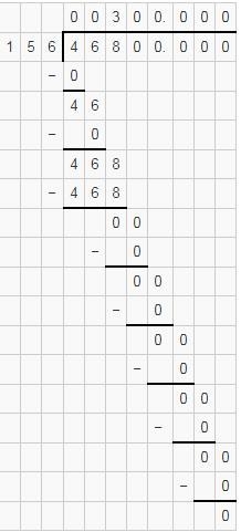 46.8/0.156 Show work-example-1