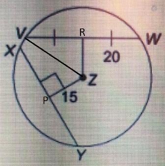 Use OZ with VWXY What is XY ? A 30 B. 35 C. 40 D. 50-example-1