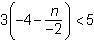 Madison represented the sentence "The product of 3 and the difference of and-example-2