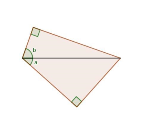 In this figure, sin(a) = 2/3 What is the value of cos(b) ?-example-2