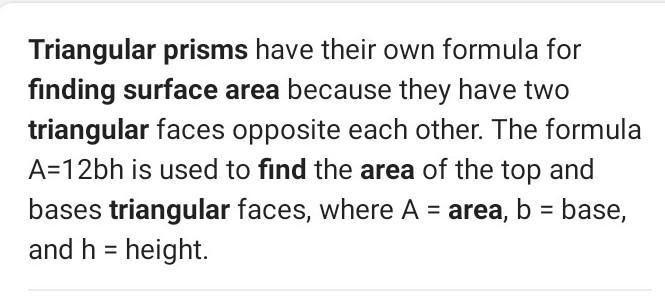 Find the surface area of the triangular prism shown below.-example-1