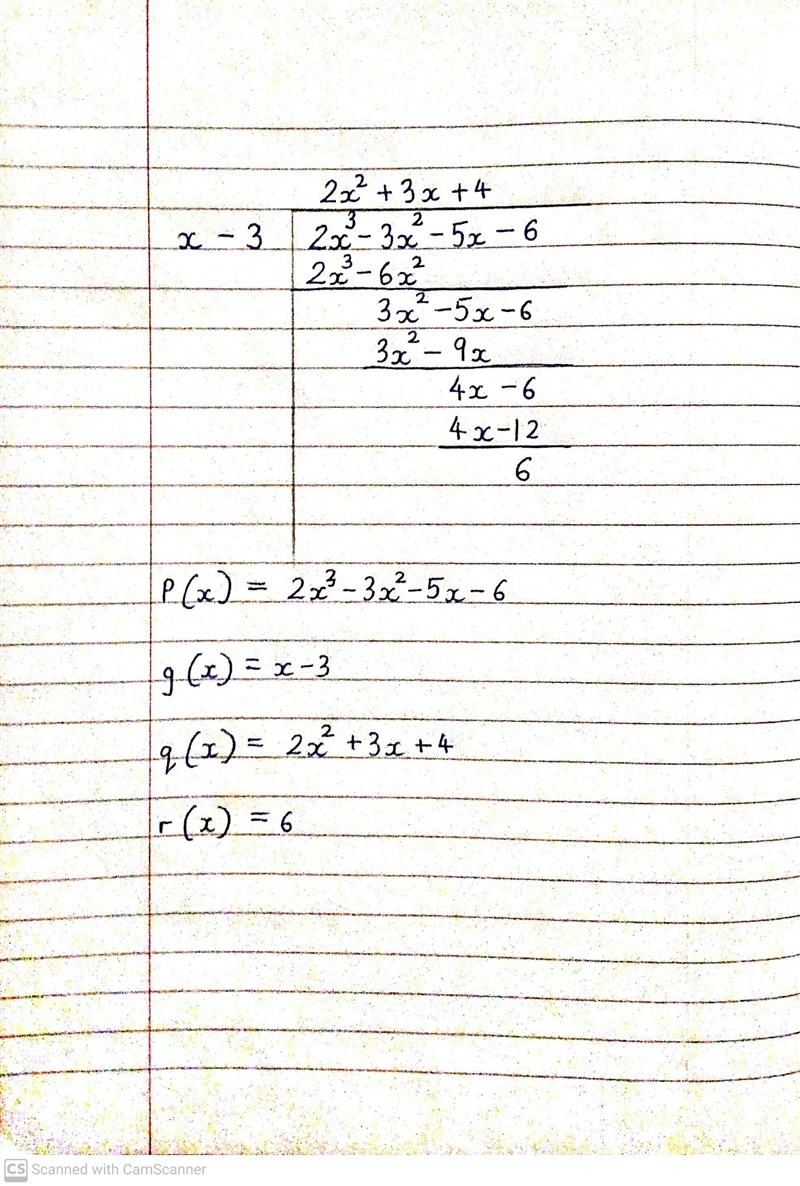 What is the remainder when P(x)=2x3-3x2-5x-6 is divided by (x-3)-example-1