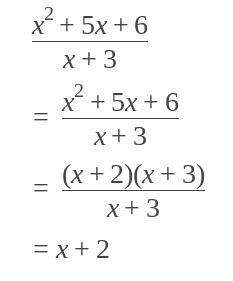 Divide x^2+5x+6 by x+3.-example-1