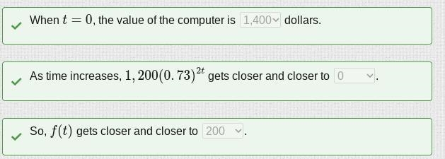 The value of a newly purchased computer will decrease over time. The value of the-example-1