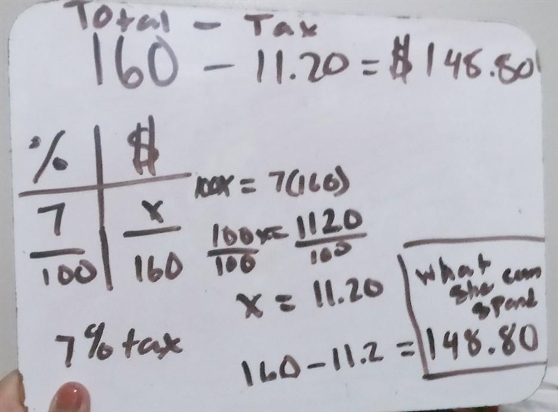 This Question: 1 pt 17 of 29 Emma has $160 cash to spend at a music store. How much-example-1