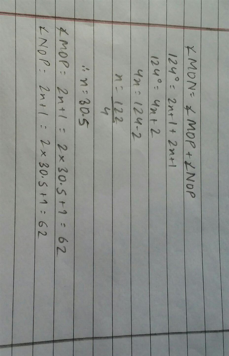 P N 0 O A. m2 MOP = 62 m2 NOP= 62 B. mz MOP = 61 m 2 NOP = 61 O C. m MOP = 48 m2 NOP-example-1