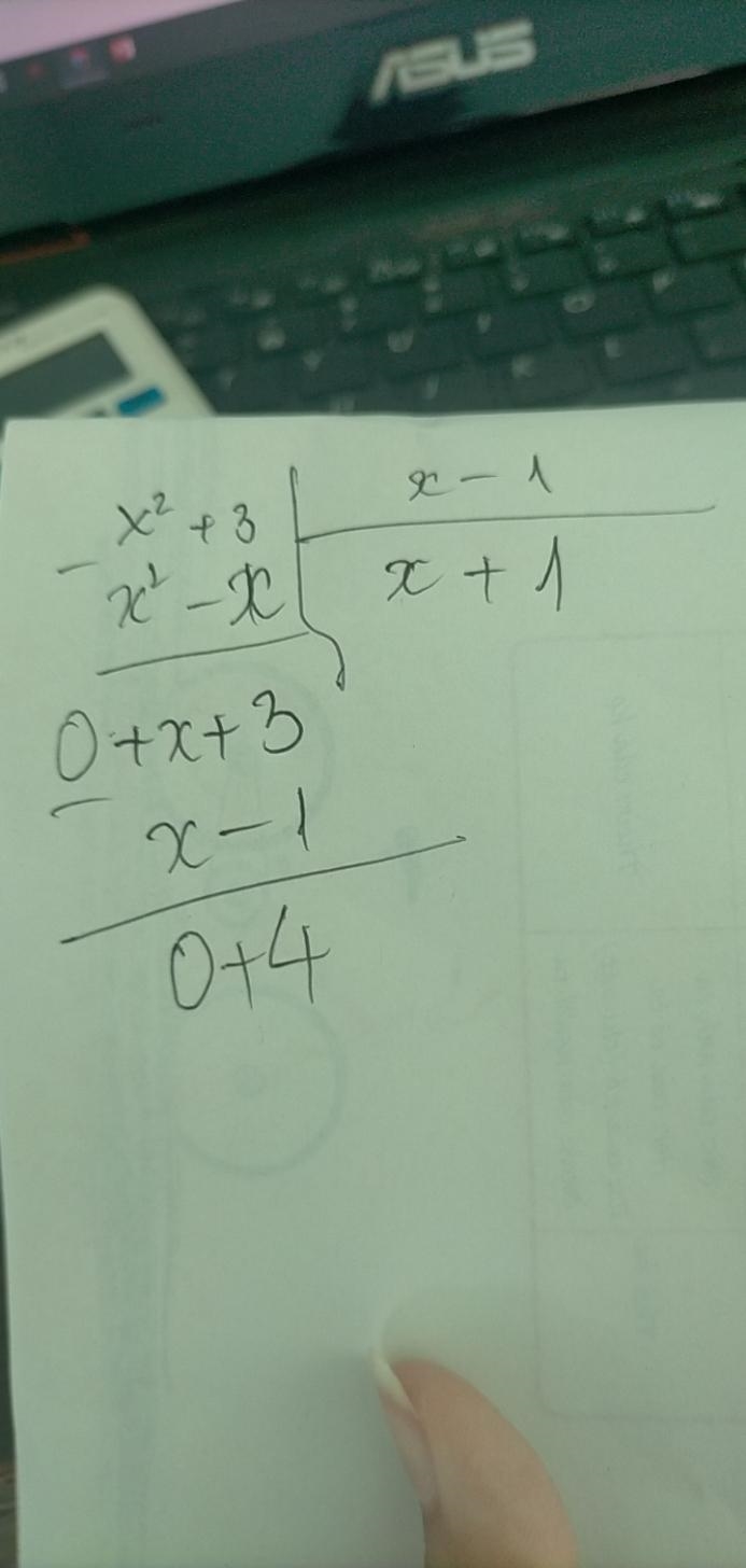 What is the remainder when x2+ 3 is divided by x - 1?-example-1