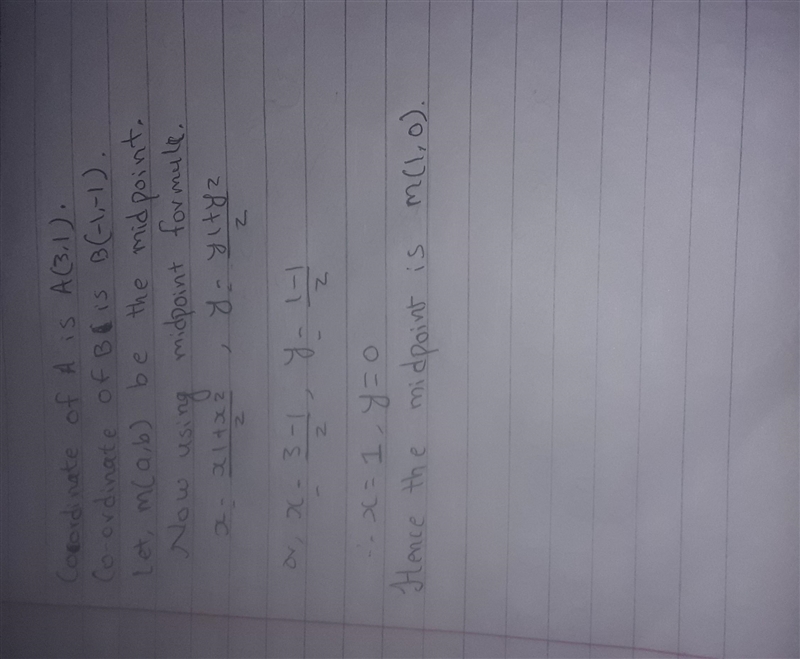 A 3 -2 -1 0 2 3 4 В. The midpoint of AB = ([?],[ ]) Enter-example-1