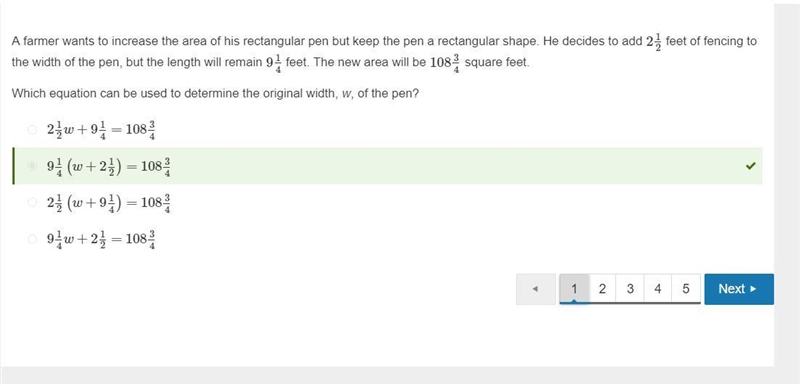 A farmer wants to increase the area of his rectangular pan but keep the pen Eric Tangler-example-1