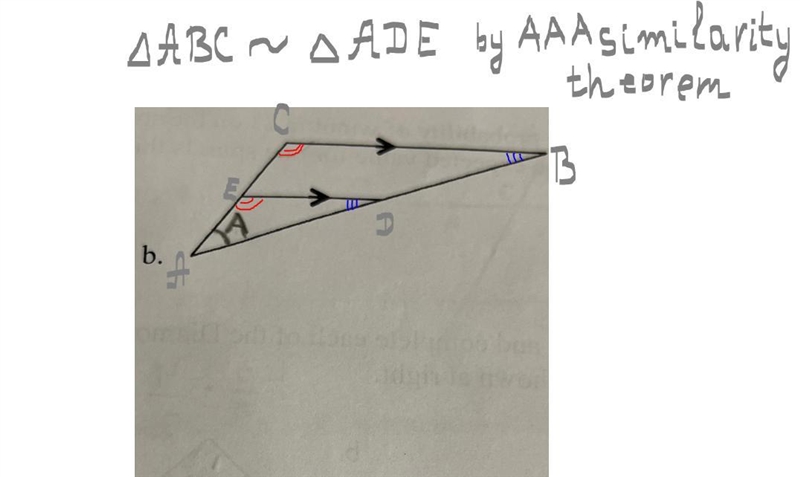 How are these triangles similar?-example-1