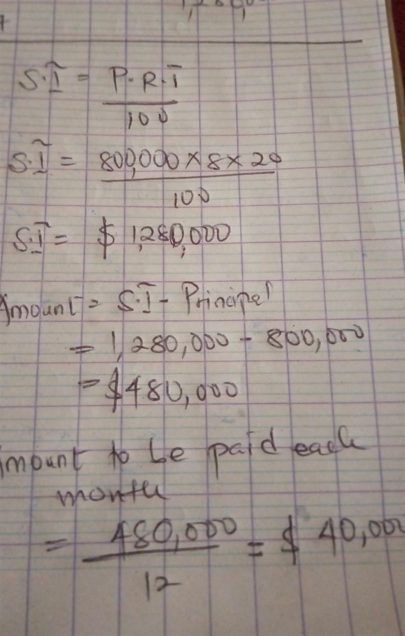 Suppose you want to have $800,000 for retirement in 20 years. Your account earns 8% interest-example-1