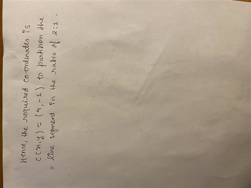 What are the coordinates of the point on the directed line segment from (-6, -5) to-example-2