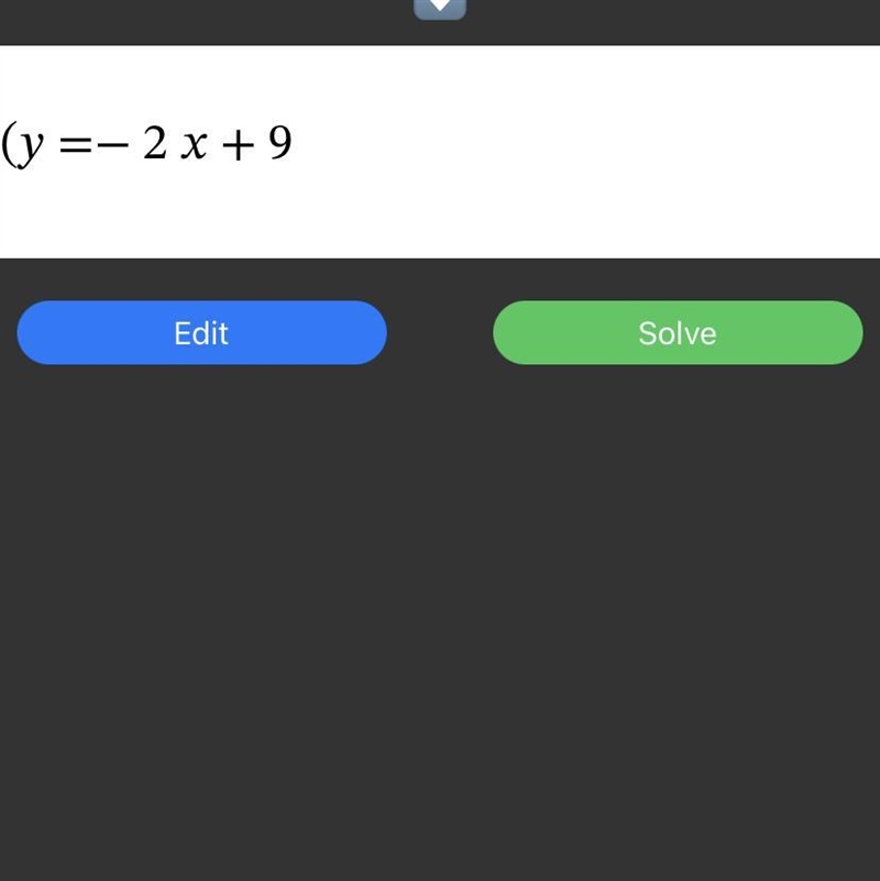 6) (y = -2x + 9 (5x - 2y = 18 yo i need help-example-1