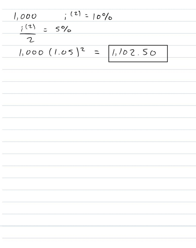 If you were to deposit $1,000 into an account that paid 10 percent interest compounded-example-1