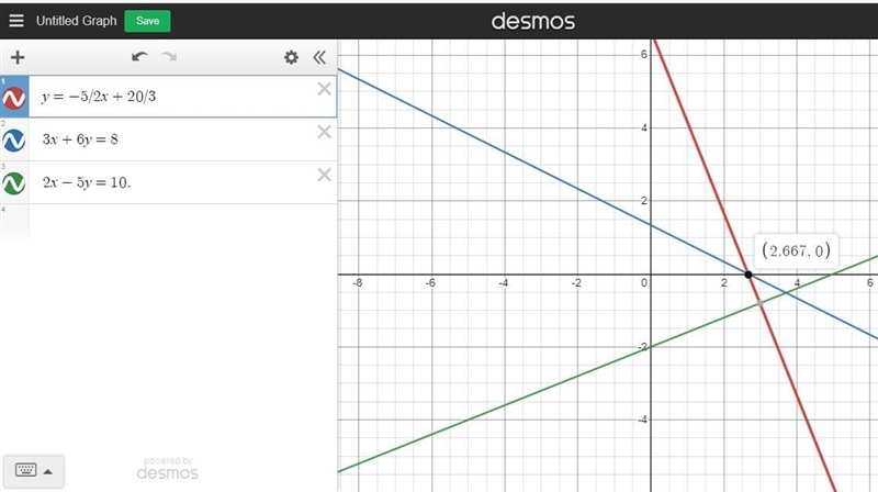 3. Find the equation of a line that passes through the x-intercept of the line 3x-example-1