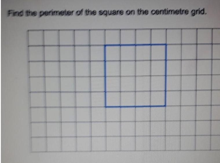 Find the perimeter of the shape on this centimetre grid.-example-1