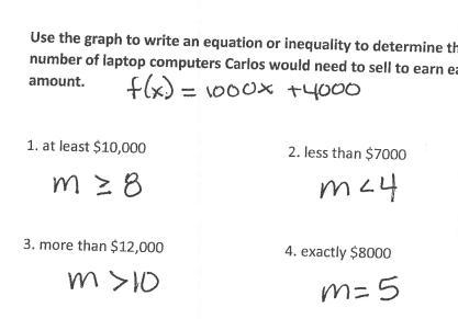 Carlos works at an electronics store selling computer equipment. He can earn a bonus-example-1