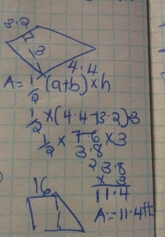 Find the area of the trapezoid-example-1