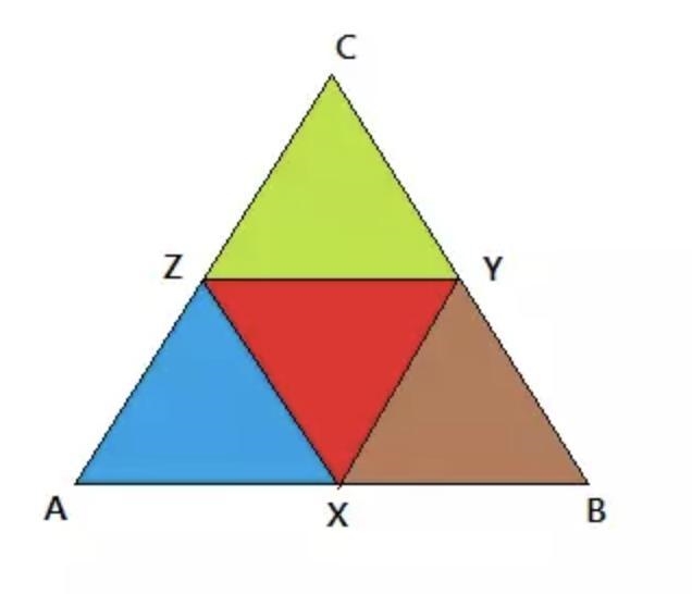 Porfa ayuda: Dibuja un triángulo isósceles y se divide su base en 4 partes iguales-example-1