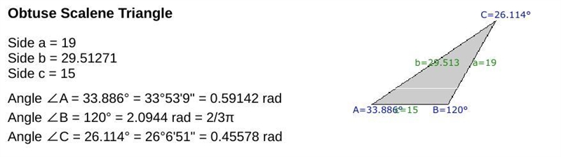 Use the laws of Sines and law of cosines to find missing dimensions​-example-2