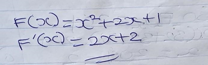 If f(x)=x^2+2x+1 Find f^1 (x)-example-1