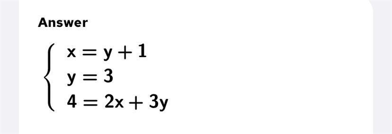 When using substitution to solve this system of equations, what is the result of the-example-1