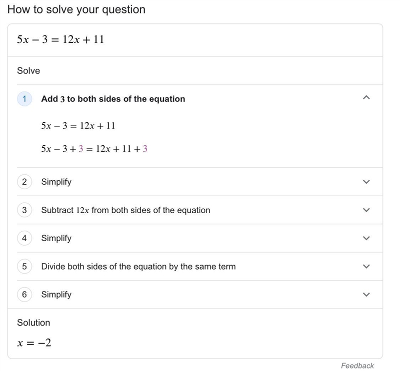 5x-3=12x+11 Algebra problem, pls help-example-1