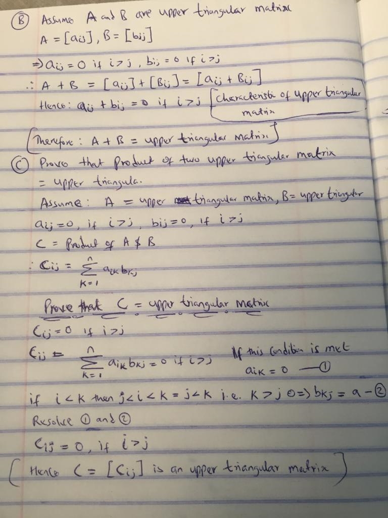 Let U be a matrix where u_ij = 0 if i > j, and L be a matrix where l_ij = 0 if-example-1