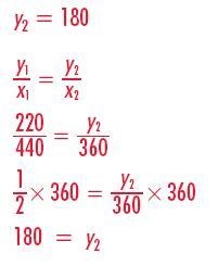 If X1 = 440, Y1 = 220, and X2 = 360, what’s the value of Y2-example-1