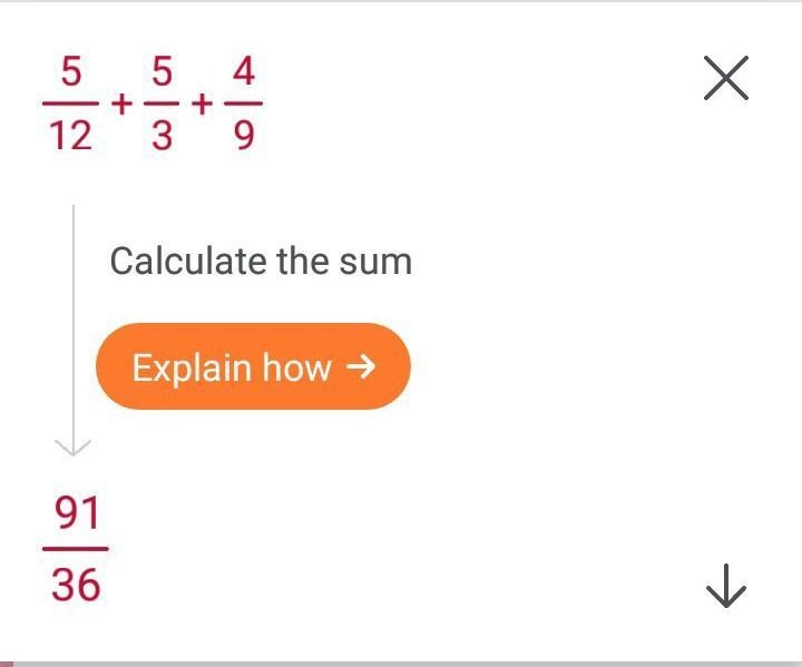 What is the sum of 5/12+ 1 2/3+4/9 =? Help plz-example-2