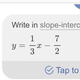 How do i rewrite -2/3x+2y=-7 in slope intercept form?-example-1