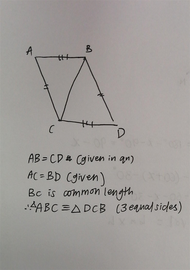 Instructions: Determine if the two triangles in the image are congruent. If they are-example-1