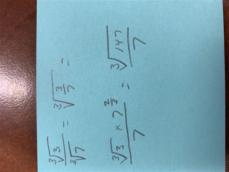 Rationalize the denominator of the following expression.-example-1