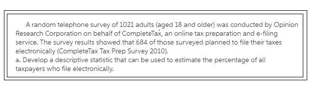 A random telephone survey of adults (aged and older) was conducted by Opinion Research-example-1