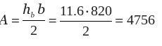 If the area of a right-angled triangle is 47 56 cm and its height is 11.6 cm. finds-example-1