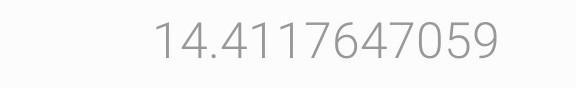 2.45 divided by 0.17 = Its not 14.41176470588235-example-1