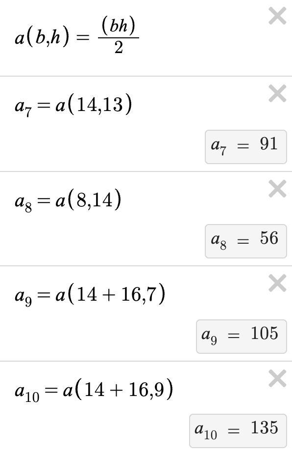 Find the area of each figure. (Or as much as u can)-example-1