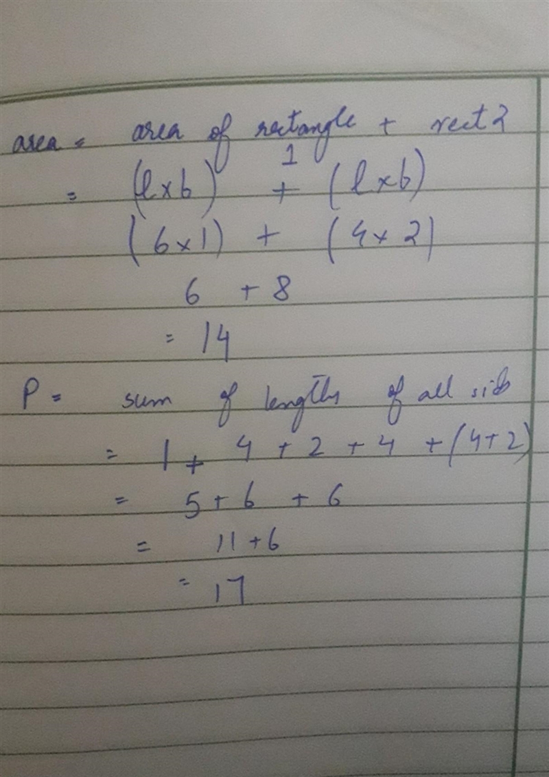 Pls help find area and perimeter-example-1