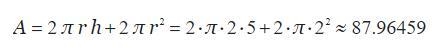 Find the surface area of the cylinder. ROUND YOUR ANSWER TO THE NEAREST TENTH. PLEASE-example-1