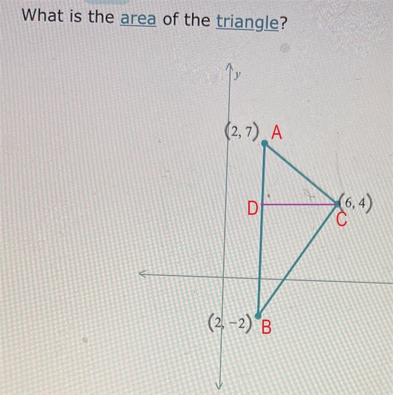 What is the area of the triangle?-example-1