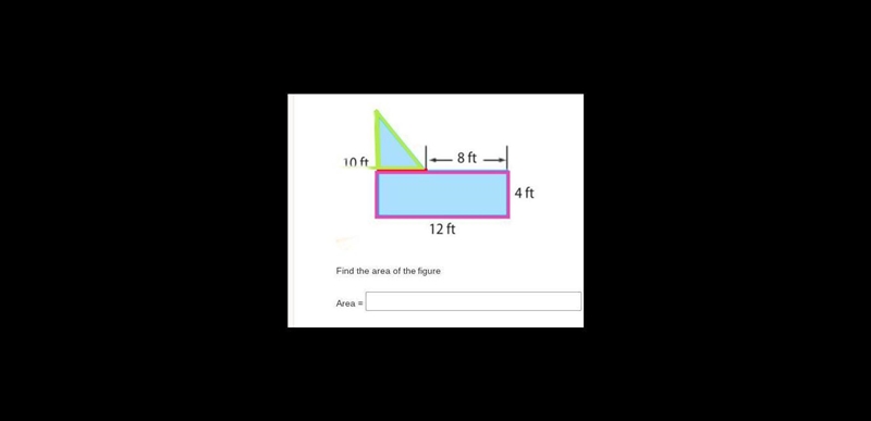 Find the Area of this Figure-example-1