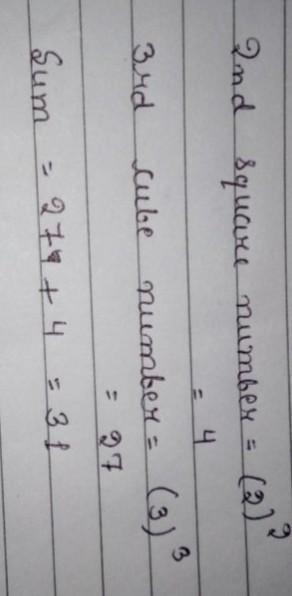 What is the sum of 4th squared number and the 2nd cube number-example-1