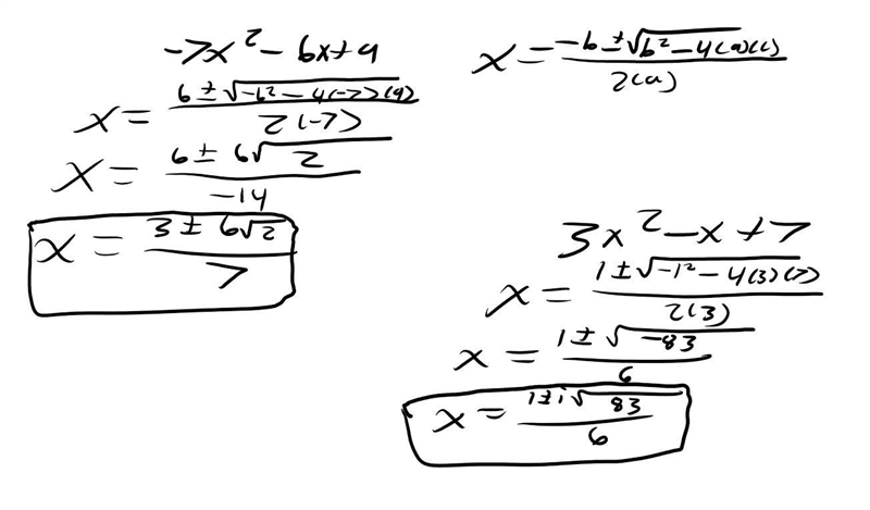 -7x² - 6x +9 and 3x²-x+7-example-1