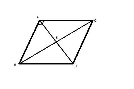 ABCD diagonals intersect at E. If m∠BAC=4x+5 and m∠CAD=5x-14, then find m∠CAD.-example-1