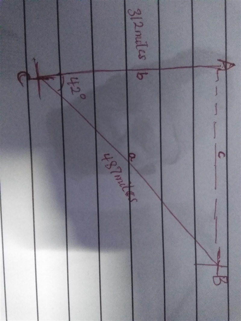 Two airplanes leave an airport at the same time, the first headed due north and the-example-1