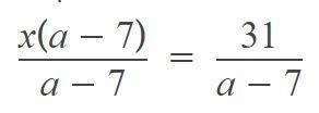 Ax-3=7(x+4) solve for x-example-2