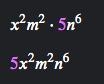 Hey, pleas can you help x 2m^2 x 5n^6-example-1